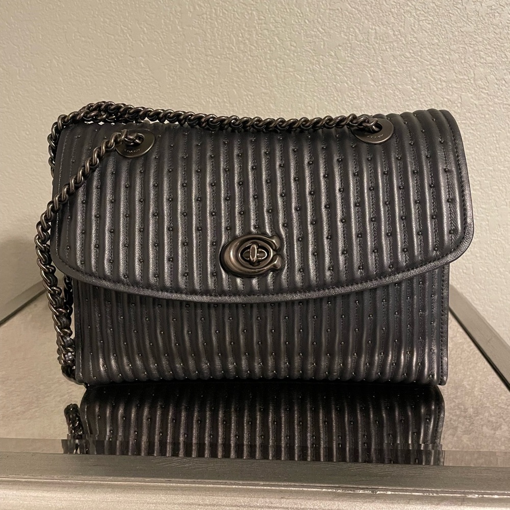 Coach Parker Studded Handbag
